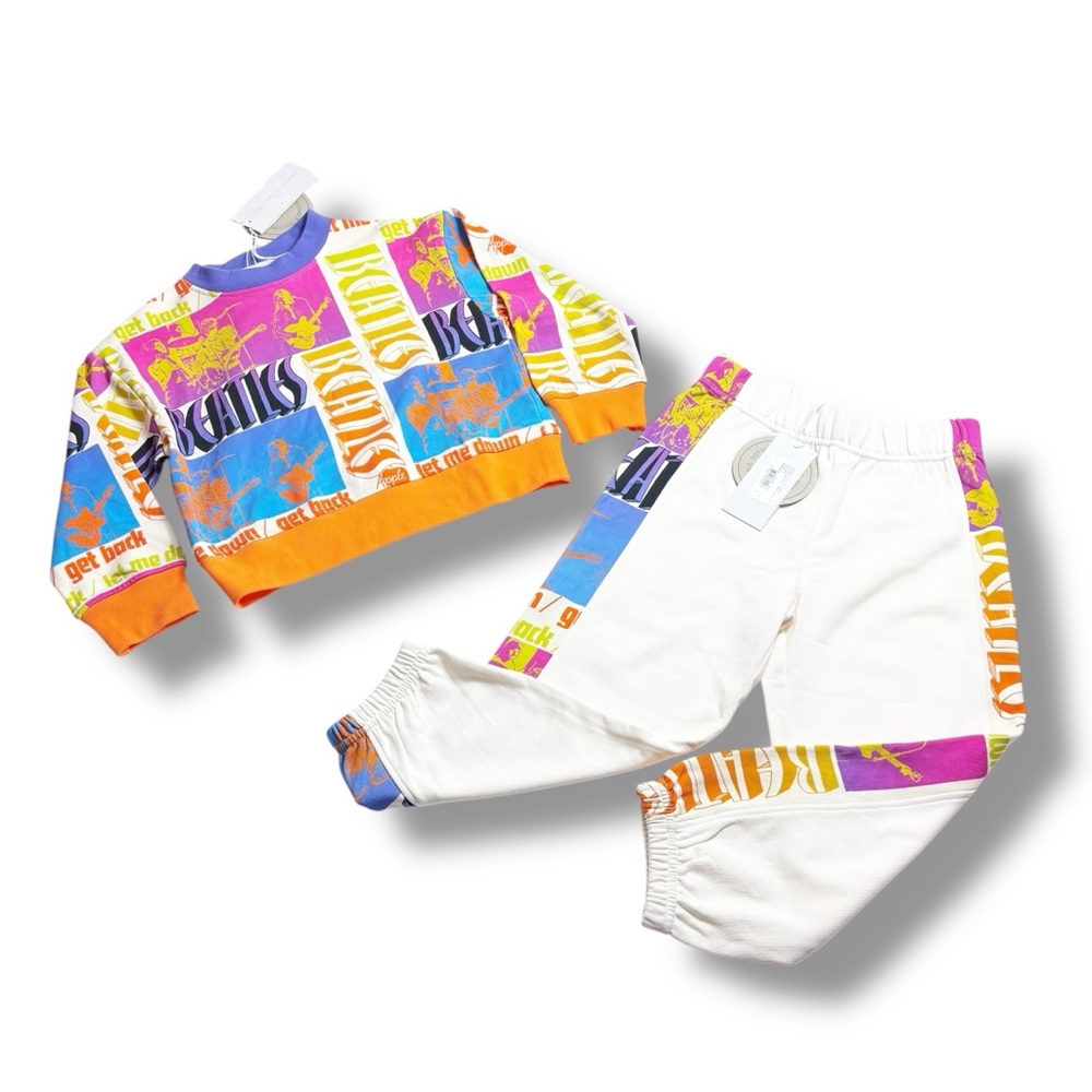 New! Stella McCartney Beatles sweatshirt and pants set